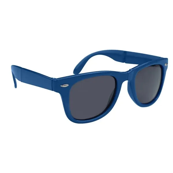 Royal Blue color option for Folding Malibu Sunglasses