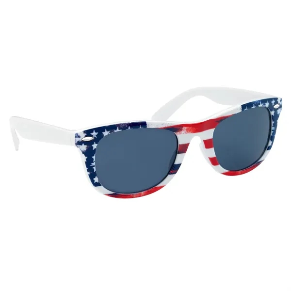 Multi-Color color option for Patriotic Malibu Sunglasses