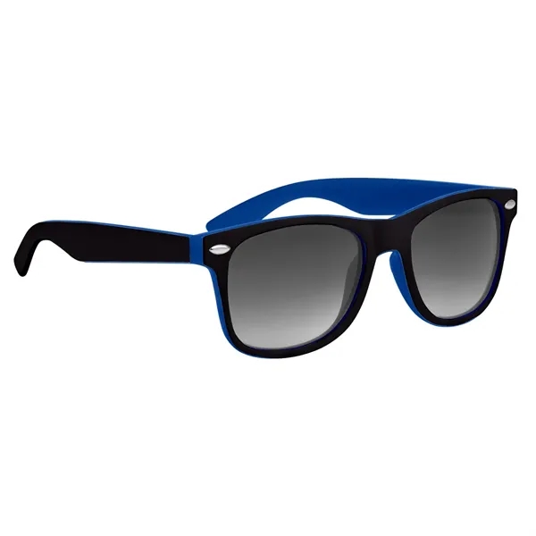 Blue With Black color option for Two Tone Malibu Sunglasses