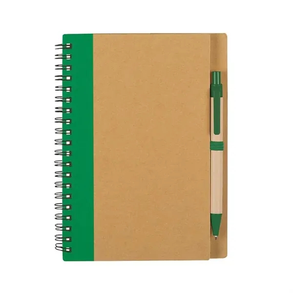 Lime color option for Eco Inspired Spiral Notebook & Pen