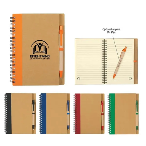 Main photo of Eco Inspired Spiral Notebook & Pen