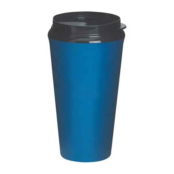 Blue color option for 16 Oz. Infinity Tumbler With Plastic Sip Thru Lid