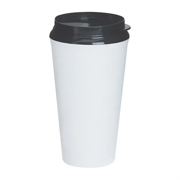 White color option for 16 Oz. Infinity Tumbler With Plastic Sip Thru Lid