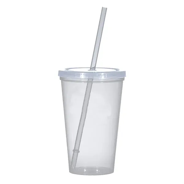 Translucent Clear color option for 22 Oz. Economy Single Wall Tumbler