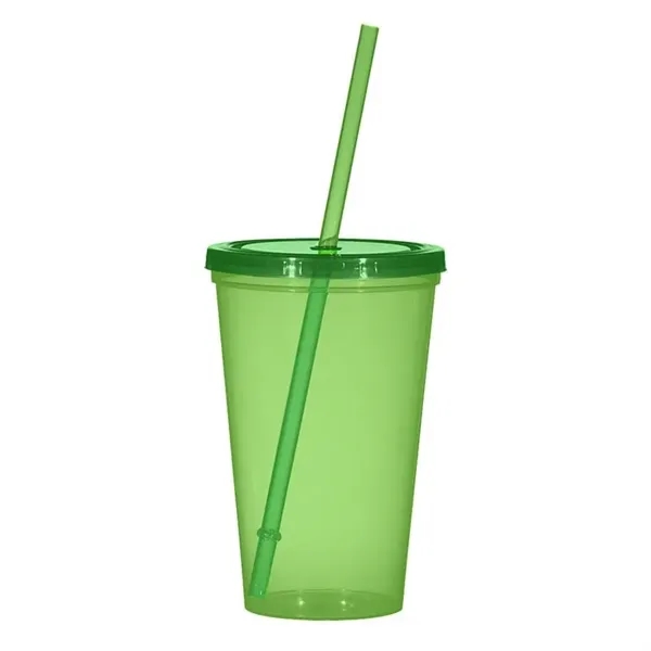 Translucent Lime color option for 22 Oz. Economy Single Wall Tumbler