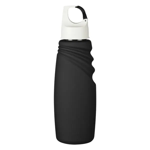 Matte Black color option for 24 Oz. Matte Finish Crest Carabiner Sports Bottle
