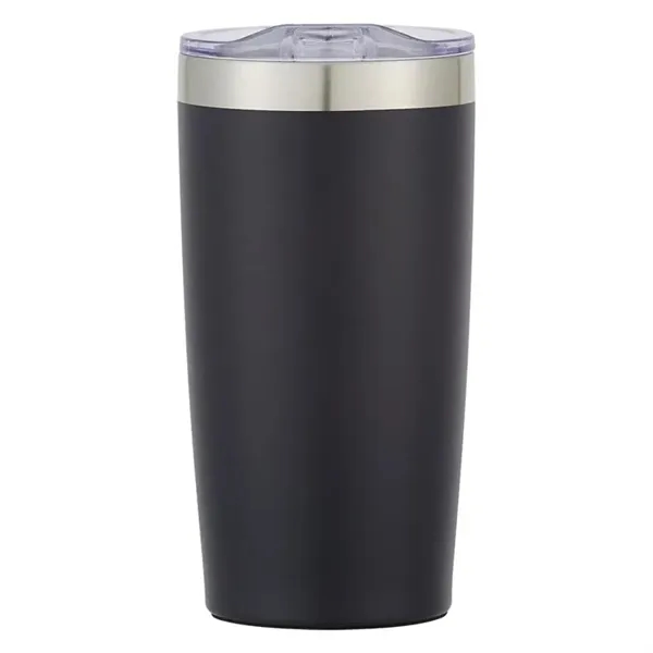 Black color option for 20 Oz. Two Tone Rocky Tumbler With Stuffer