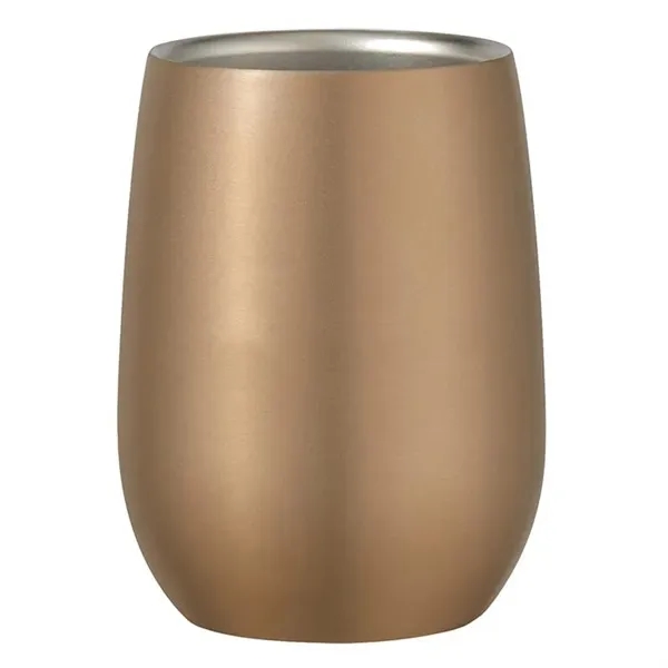 Gold color option for Stainless Steel Stemless Wine Glass With Custom Box