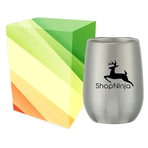 Photo of Stainless Steel Stemless Wine Glass With Custom Box