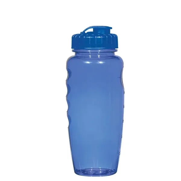 Translucent Blue color option for Poly Clear 30 Oz. Gripper Bottle