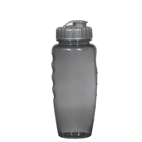 Translucent Charcoal color option for Poly Clear 30 Oz. Gripper Bottle