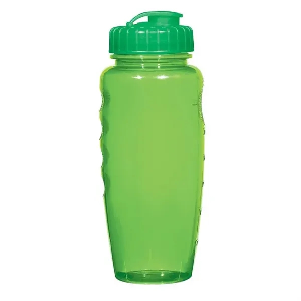 Translucent Green color option for Poly Clear 30 Oz. Gripper Bottle