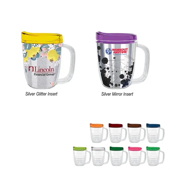 Translucent Blue color option for 12 Oz. Tritan Coffee Mug With Lid