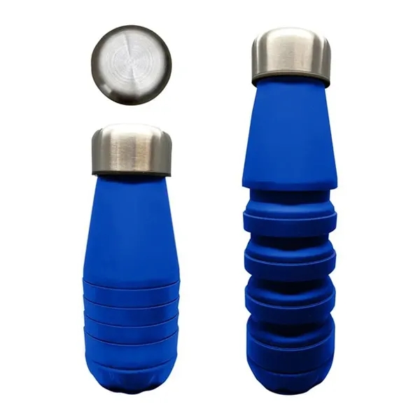 Blue color option for 16 Oz. Collapsible Urban Bottle