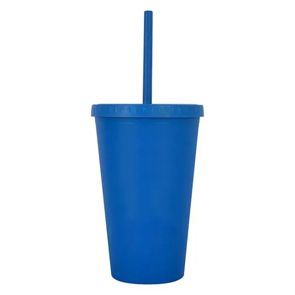 Blue color option for 16 Oz. Newport Wheat Travel Tumbler