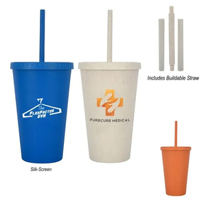 Photo of 16 Oz. Newport Wheat Travel Tumbler