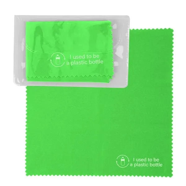Lime Green color option for Cleaning Cloth With 100 Rpet Material In Case