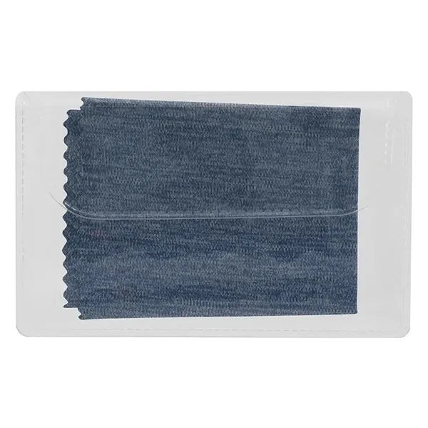 Blue color option for Heathered Cleaning Cloth In Case