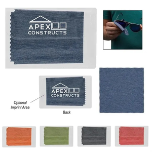 Photo of Heathered Cleaning Cloth In Case
