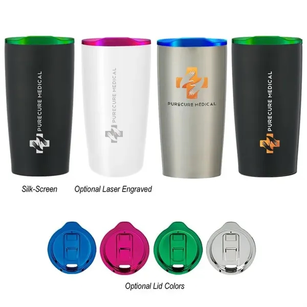 White color option for 20 Oz. Del Rey Rocky Tumbler