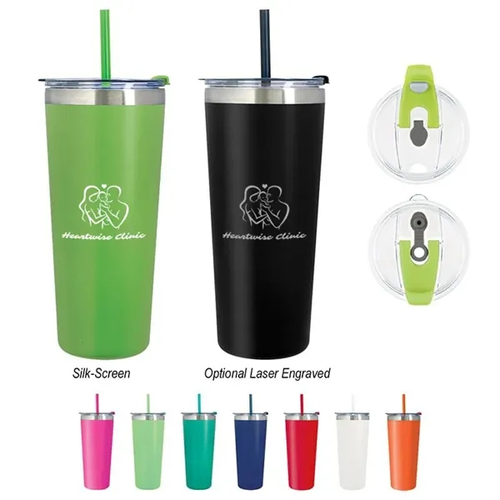 Main photo of 24 Oz. Two Tone Mountain Tumbler With Straw