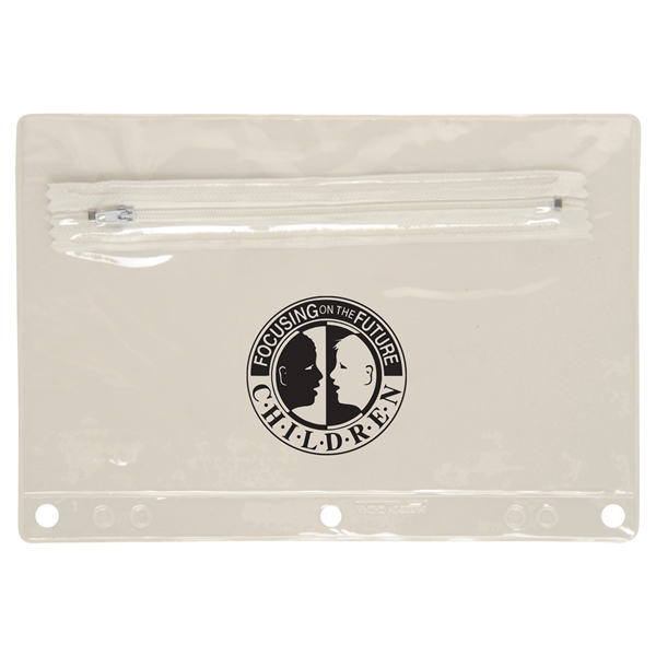 Translucent Clear color option for Translucent School Pencil Pouch