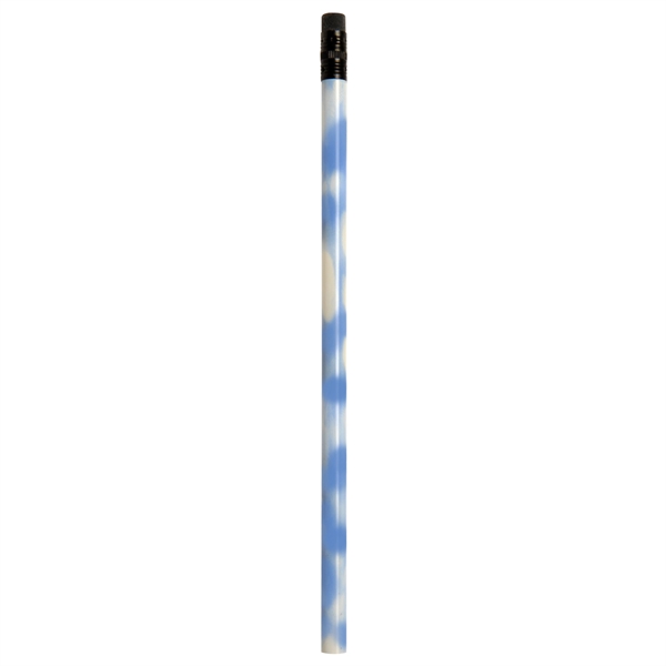 Blue to White color option for Jo Bee Mood Pencil With Black Eraser