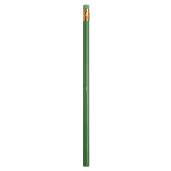 Green color option for Recycled Newspaper Pencil And Matching Eraser