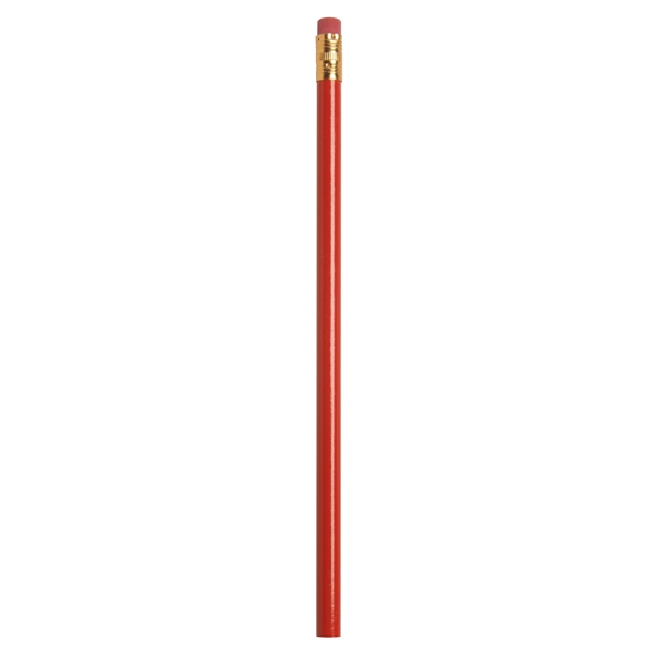 Red color option for Recycled Newspaper Pencil And Matching Eraser