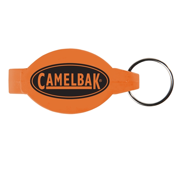 Orange color option for Elliptical Bottle Opener Beverage Wrench With Keychain