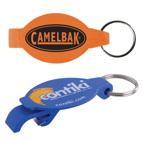Main photo of Elliptical Bottle Opener Beverage Wrench With Keychain
