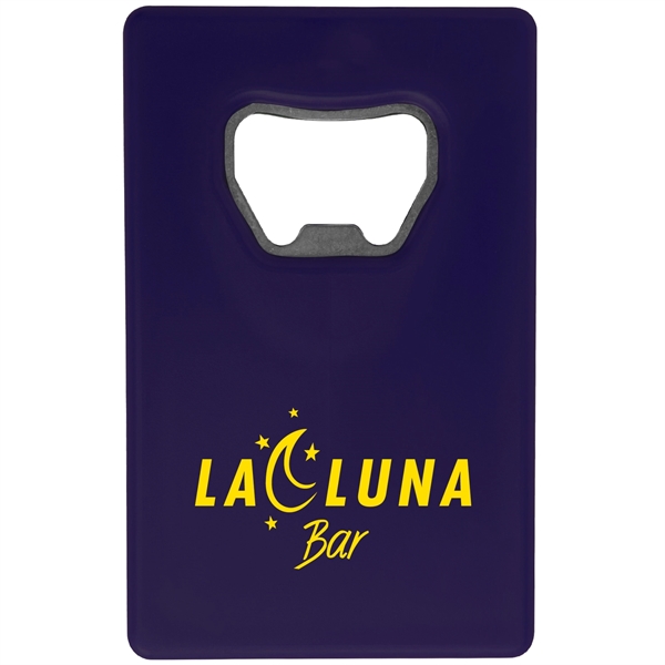 Dark Blue color option for Credit Card Bottle Opener