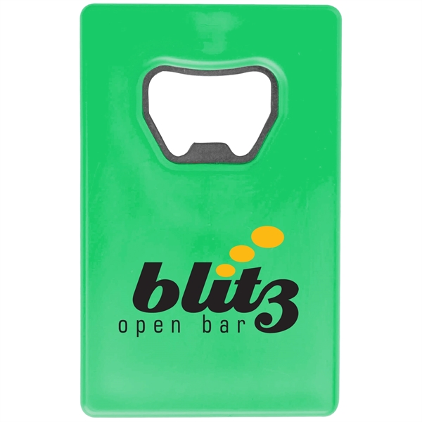 Green color option for Credit Card Bottle Opener