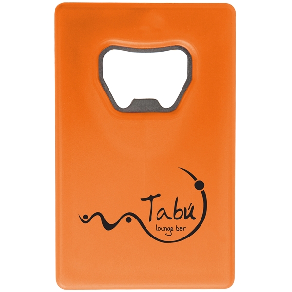 Orange color option for Credit Card Bottle Opener