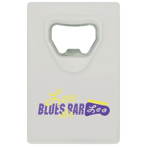 Translucent Frost color option for Credit Card Bottle Opener