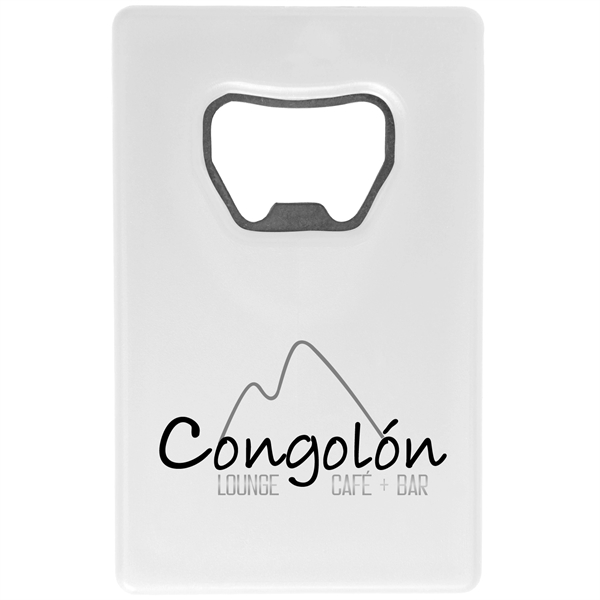 White color option for Credit Card Bottle Opener