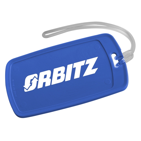 Blue color option for Traveler Rectangular Luggage Tag