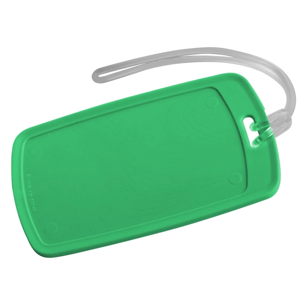 Green color option for Traveler Rectangular Luggage Tag