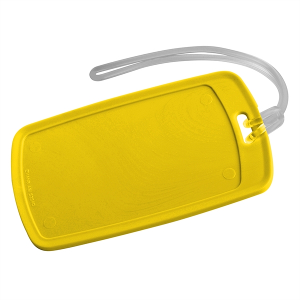 Yellow color option for Traveler Rectangular Luggage Tag