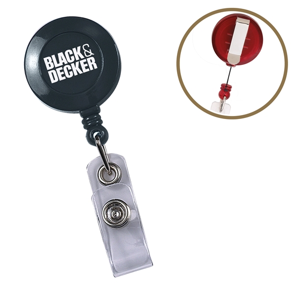 Black color option for Round Secure A Badge Reel