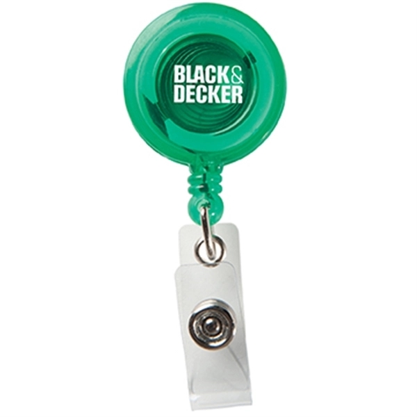 Translucent Green color option for Round Secure A Badge Reel