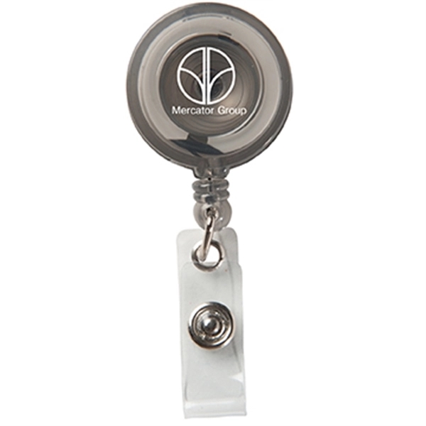 Translucent Smoke color option for Round Secure A Badge Reel