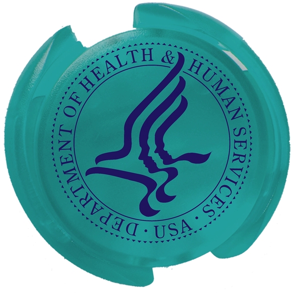 Translucent Aqua color option for Stethoscope Id Tag