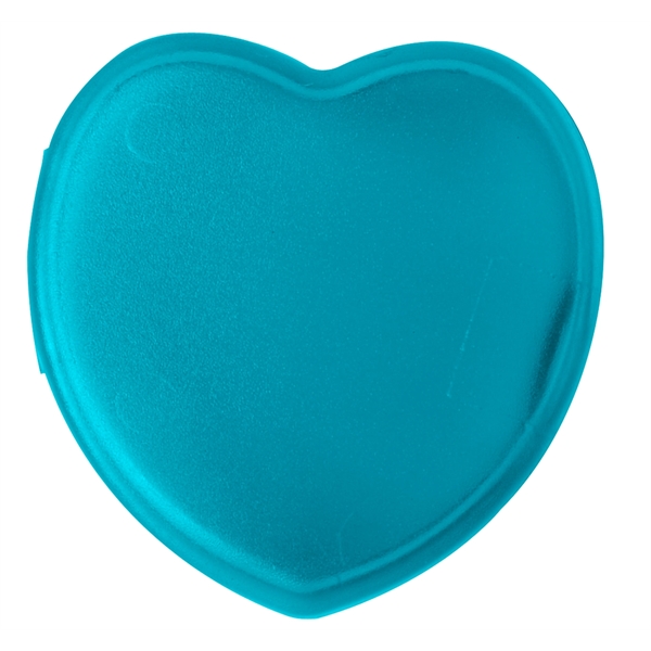 Translucent Aqua color option for Heart Shaped Pill Box