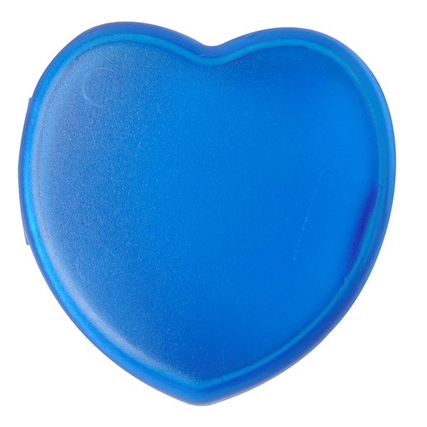 Translucent Blue color option for Heart Shaped Pill Box
