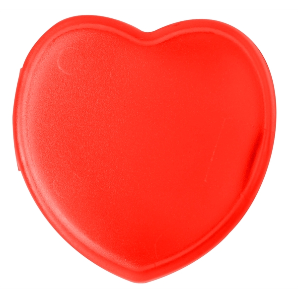 Translucent Red color option for Heart Shaped Pill Box