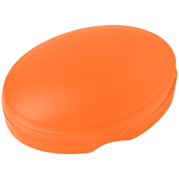 Translucent Orange color option for Oval Pill Box