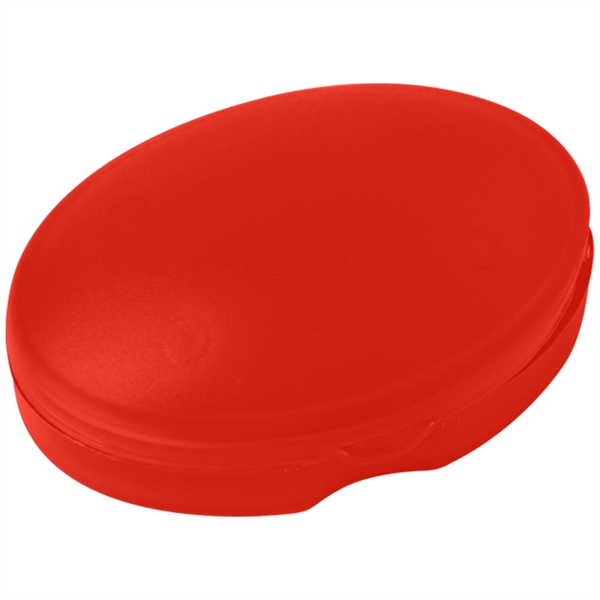 Translucent Red color option for Oval Pill Box
