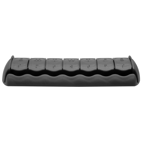 Black color option for 7 Day Med Minder Pill Case