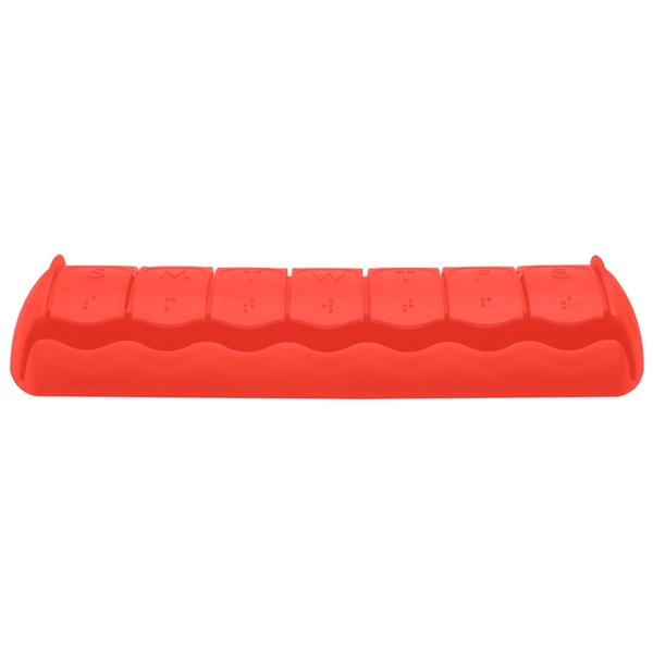 Red color option for 7 Day Med Minder Pill Case